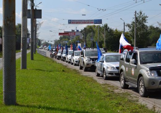 Челябинск встретил пробег ДОСААФ «С востока на запад России» в «Саду Победы»