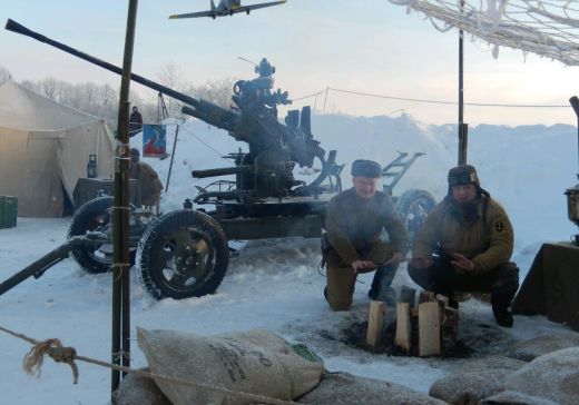 Досаафовцы участвовали в «бое» за Ленинград