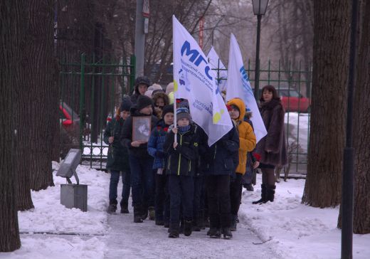 Московские школьники почтили память советских стратонавтов