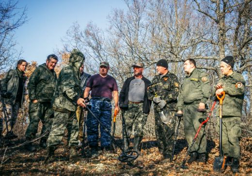 Ялтинские поисковики подняли останки защитника Севастополя