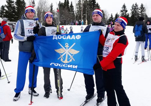 На «ДОСААФовской лыжне» – и стар, и млад