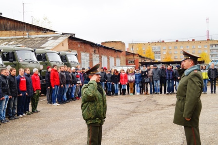 С праздника начался новый учебный год в Сыктывкарской ОТШ ДОСААФ