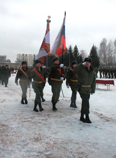 Досаафовцы проведали своих воспитанников, побывав у них на принятии присяги