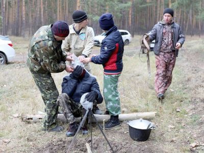 Военно-полевой сбор юных патриотов Моршанска