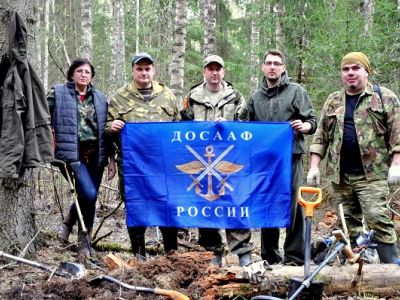 Найденные останки летчика похоронят на воинском мемориале