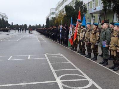 Ребята из Джанкоя стали юнармейцами в День морской пехоты