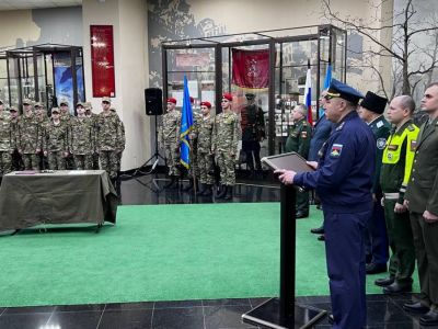 В музее звучали слова кадетской клятвы