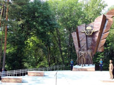 Накануне Дня Воздушно-десантных войск  в парке Победы города Уфы