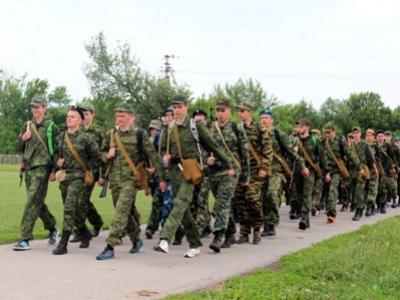 Лебедянские мальчишки осваивали азы военной науки…