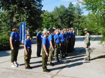 Торжественное открытие профильной смены Оборонно-спортивного лагеря «ПАТРИОТ»!