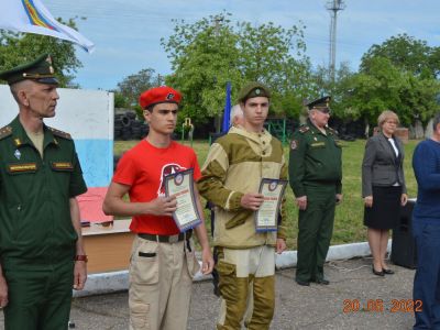 В Ейской автошколе ДОСААФ прошли районные учебно-полевые сборы десятиклассников