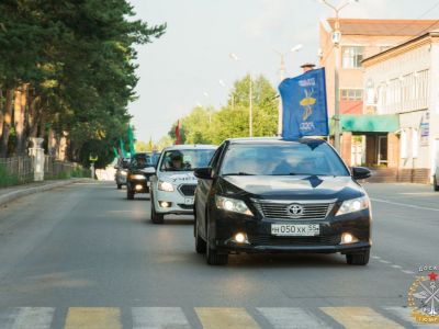 Тюмень приняла эстафету комбинированного пробега в честь 90-летия ДОСААФ