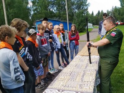 «День ДОСААФ» в костромском лагере «Синие дали»