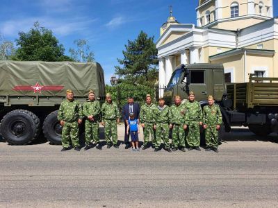 в Элисте прошел первый «Парад Победы»!