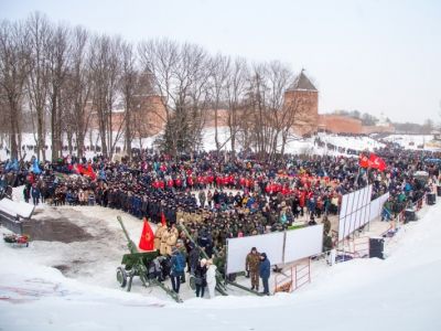 В Великом Новгороде отметили 75-летие освобождения города от фашистских захватчиков