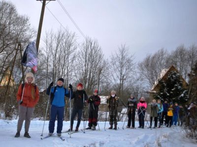 «Искровцы» совершили лыжно-пешеходный переход