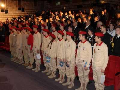 Первое посвящение в юных досаафовцев