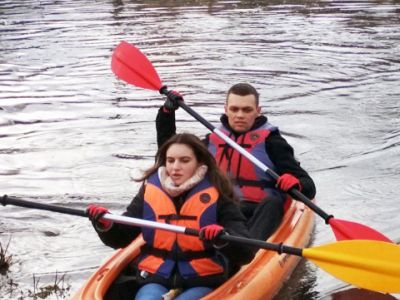 Первый водный поход курсантов клуба «Защитник»